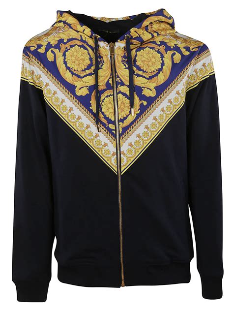 versace hoodies for sale|Versace barocco hoodie.